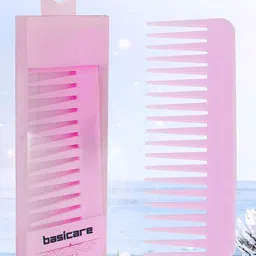 basicare Wide Tooth Comb For Detangling - Pink-image-99