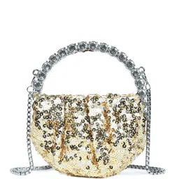 PELLE LUXUR Women Embellished Structured Sling Bag-picture-23