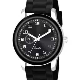 Gopal Shopcart Unisex Round Dial & Straps Analogue Watch B9050-C1001BLK-CD-Strap_SH-13