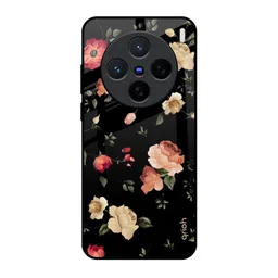QRIOH Floral Printed Vivo X200 5G Back Case Mobile Accessories-image-86
