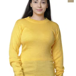 IndiWeaves Women Woollen Pullover with Applique Detail-picture-16