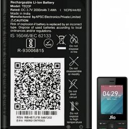 AEHUB Mobile Battery For Jio LYF Keypad Phone F120B/F220B/F320B/LF2403N/F90M/F61F/F81E/2000mAh-22