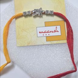 Maansh Thread Rakhi With Roli Chawal-image-16