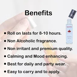 Sugandhim Saffron Non Alcoholic Roll On - 8 ml image 3