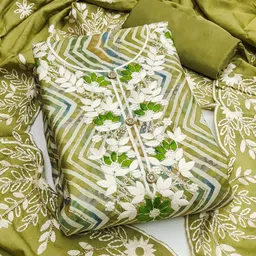 SHADOW & SAINING Printed Semi-Stitched Dress Material-image-85