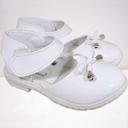 NEW LATEST Girls Velcro Bows Flats-image-89