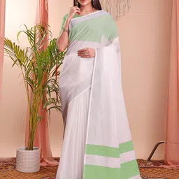 DIVASTRI Linen Blend Designer Saree-image-69