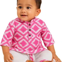 mustmomBoys Pink Kurta Sets-picture-39