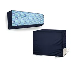 The Furnishing Tree Split AC Cover Set of Indoor and Outdoor Unit Used for 1 Ton Daikin ETKL35 Chec-image-109