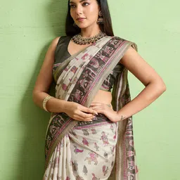 NIWAA Warli Printed Saree-picture-24
