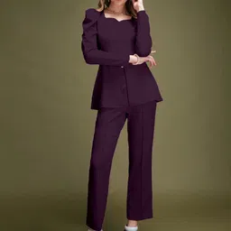 CORSICA Long Sleeves Top With Trouser Co-Ords-55