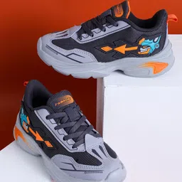 ABROS Boys Mesh Running Non-Marking Shoes-5