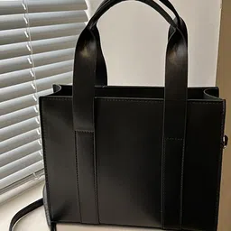 LULU & SKY PU Structured Handheld Bag-18