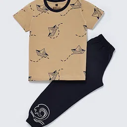 Nite Flite Boys Printed Night suit-image-74