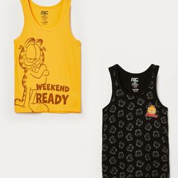 Fame Forever by Lifestyle Boys 2-Pcs Printed Pure Cotton Basic Vests 1000014962658-MULTI-image-38