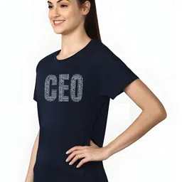 SZN Women Typography Printed T-shirt-picture-8