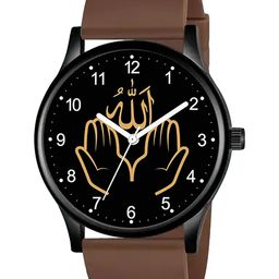 Gopal Shopcart Unisex Printed Dial Straps Analogue Watch SilmBLK-Islamic-NUM03-804BRO_SH-22