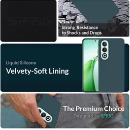 SPRIG Solid Printed Back Case Mobile Accessories image 3