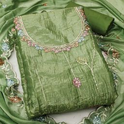 KALINI Embroidered Pure Silk Unstitched Dress Material-image-79