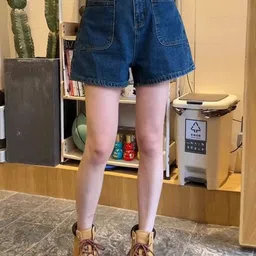 StyleCast Women Loose Fit High-Rise Denim Shorts-image-72
