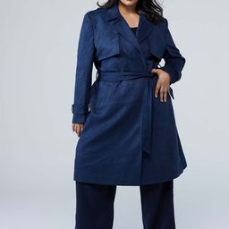20Dresses Lapel Collar Double Breasted Midi Overcoat-image-83