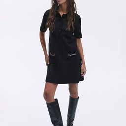 H&M Chain-Detail Knitted Dress-image-25