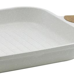 Naturally Cast Aluminum Less Oil Use Grill Pan 26 cm diameter 1 L capacity-image-62