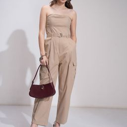 ESPYR By Tokyo Talkies Women Strapless Basic Jumpsuit-50