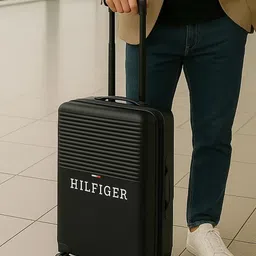 Tommy Hilfiger Mckinley Printed Hard-Sided Cabin Trolley Bag-image-60