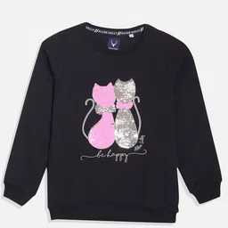 Allen Solly Junior Girls Printed Sweatshirt-picture-37