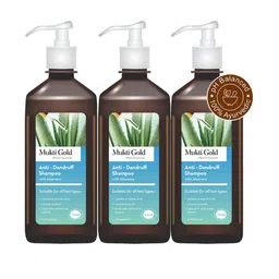 Mukti Gold Set Of 3 Anti Dandruff Shampoo 400ml Each image 1