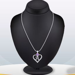 Lila Silver-Plated Heart Shaped Pendants with Chains-image-32