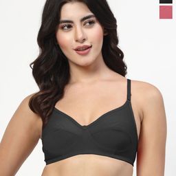 LILY iteerp Pack Of 2 Women Solid Full Coverage-1