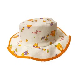 BAESD Cotton Teddy Bear Printed Bowler Hat-56