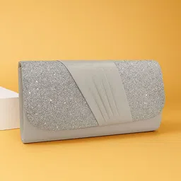Vritraz Textured Envelope Clutch-image-24