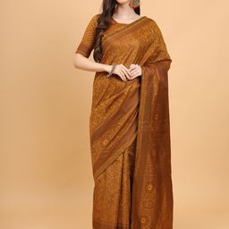 SHRIMAY Woven Design Art Silk Ready to Wear Banarasi Saree-image-43