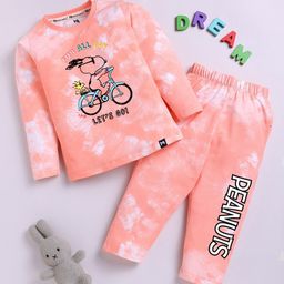 YK X Minute Mirth Girls Printed T-shirt and Pyjamas-image-43
