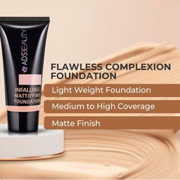 A.D.S Beauty Infallible Mattifying Foundation- 35 ml- 02 image 5