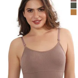 Moda Rapido Pack Of 3 Full Coverage Lightly Padded Everyday Bra-image-85