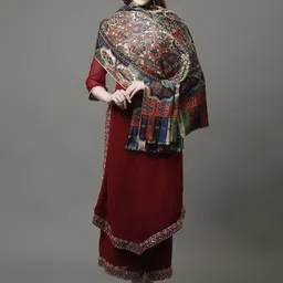 WEAVERS VILLA Women Ethnic Motifs Printed Shawl-picture-21