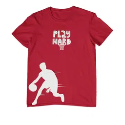 TeeSlix Unisex Red Tshirts-18