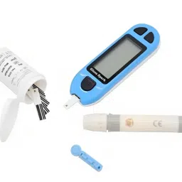 gluco spark Meter, 50 strips and 50 lancets| Compatible only with Glucospark Sugar Machine Glucometer image 2