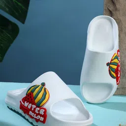 KAPYANSH Men Printed Rubber Sliders-image-54