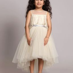 Toy Balloon kids Embellished Net Fit & Flare Dress-image-13