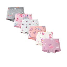 Teri Beri Set Of 6 Low-Rise Cotton Hipster Briefs-picture-12
