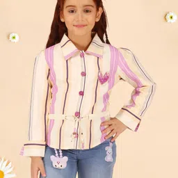 CUTECUMBER Striped Applique Top-picture-53