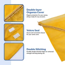 Kuber Industries Yellow Set of 6 Regular Multi-Utility Organisers image 2