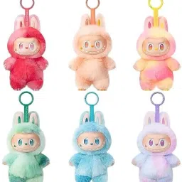 Cute Labubu Bunny Plush Toy – Fluffy Character Doll for Bags, Gifting & Display - 12 mm-image-2