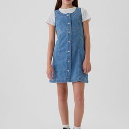 GAP Girls Pure Cotton Panel A-Line Dress-image-5