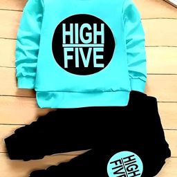 KGN GARMENTS Boys Printed Round Neck Sweatshirt With Joggers-image-72